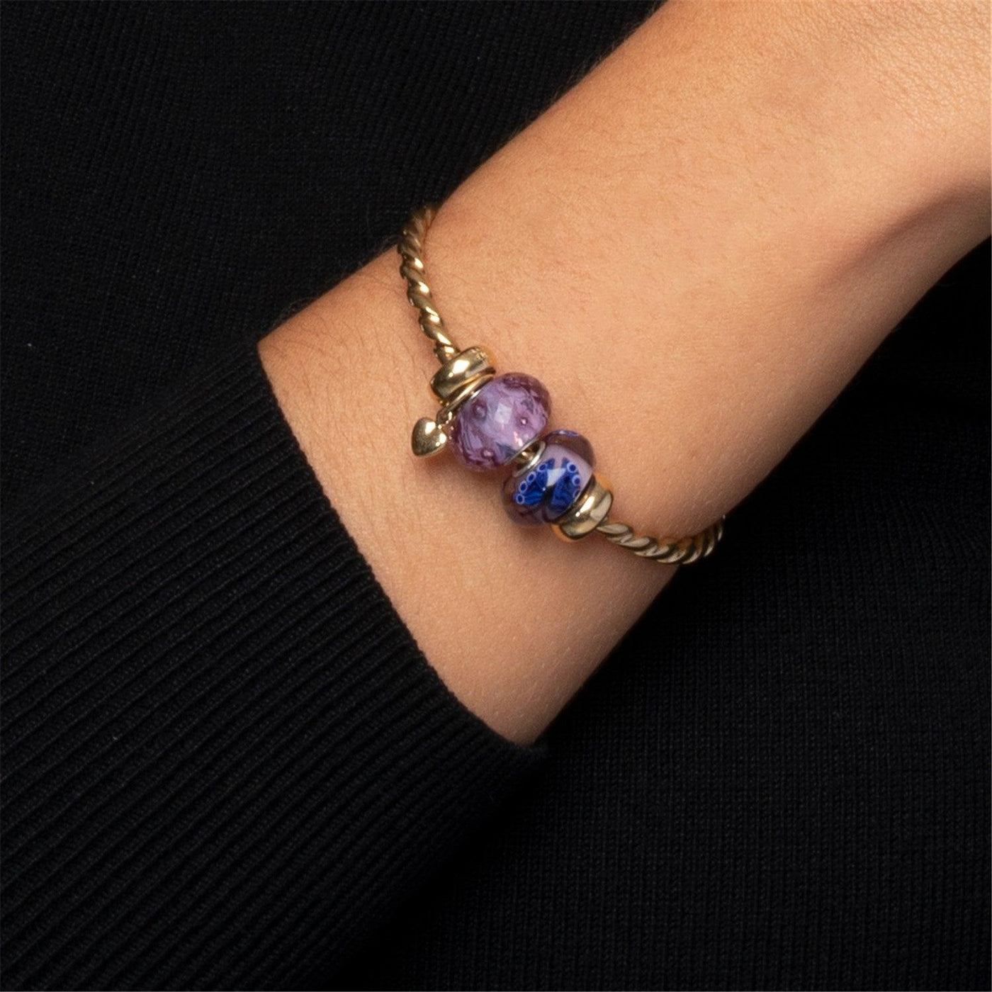 Aranyozott csavart karperec - Trollbeads Ékszerek Magyarország