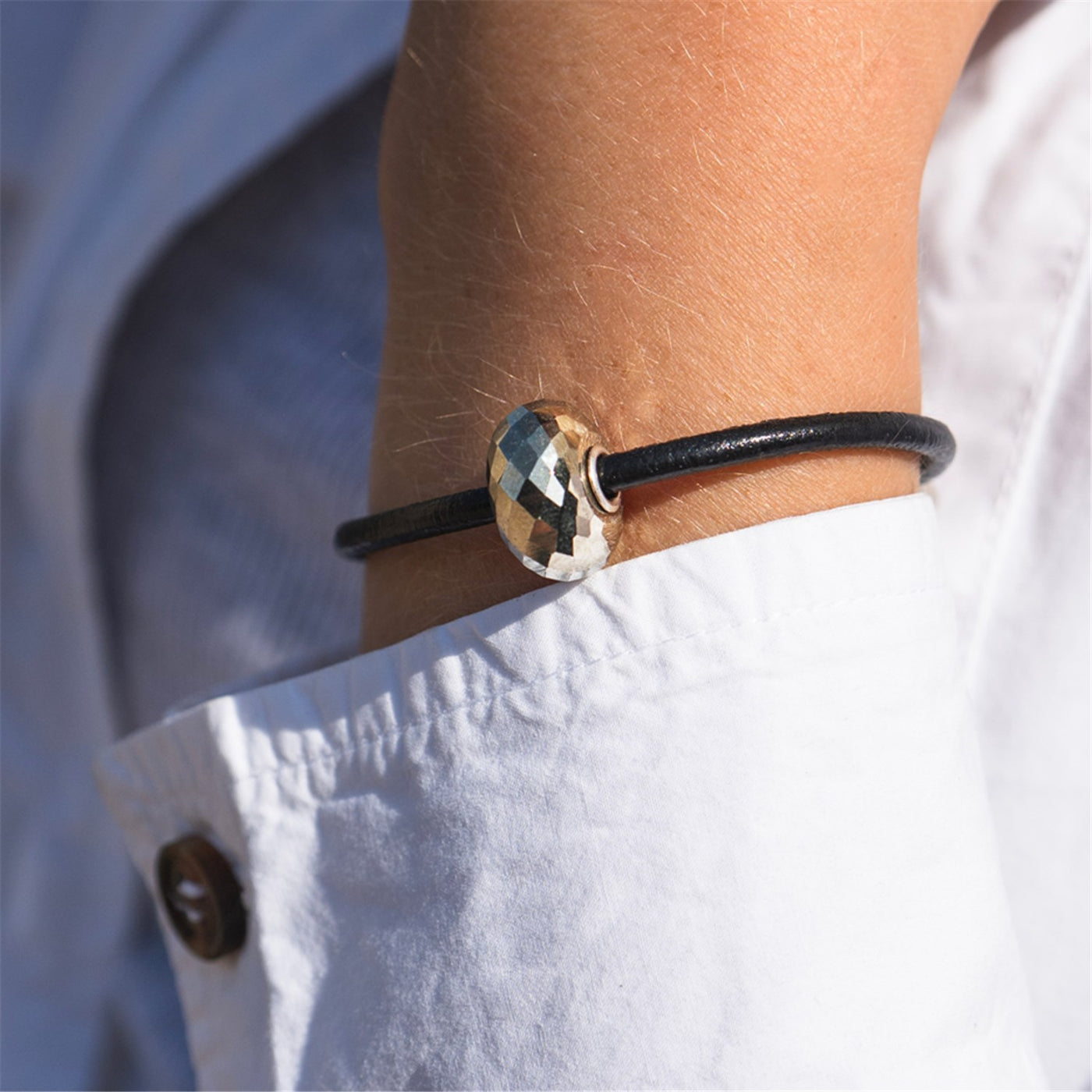 Pyrite Bead