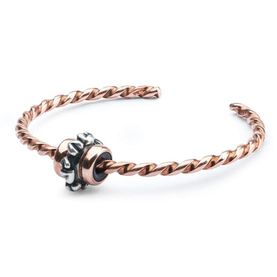 Csavart Vörösréz Karperec - Trollbeads Ékszerek Magyarország