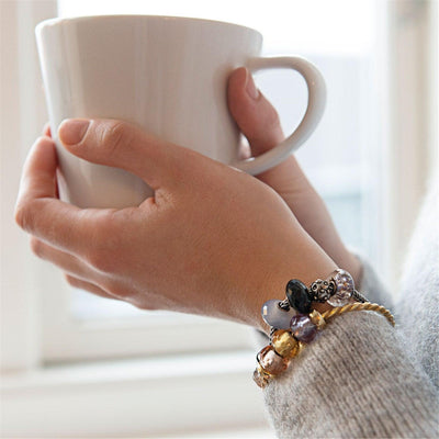 Bíbor buborékok bead - Trollbeads Ékszerek Magyarország