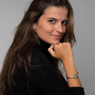 Kék Bambusz Bead - Trollbeads Ékszerek Magyarország